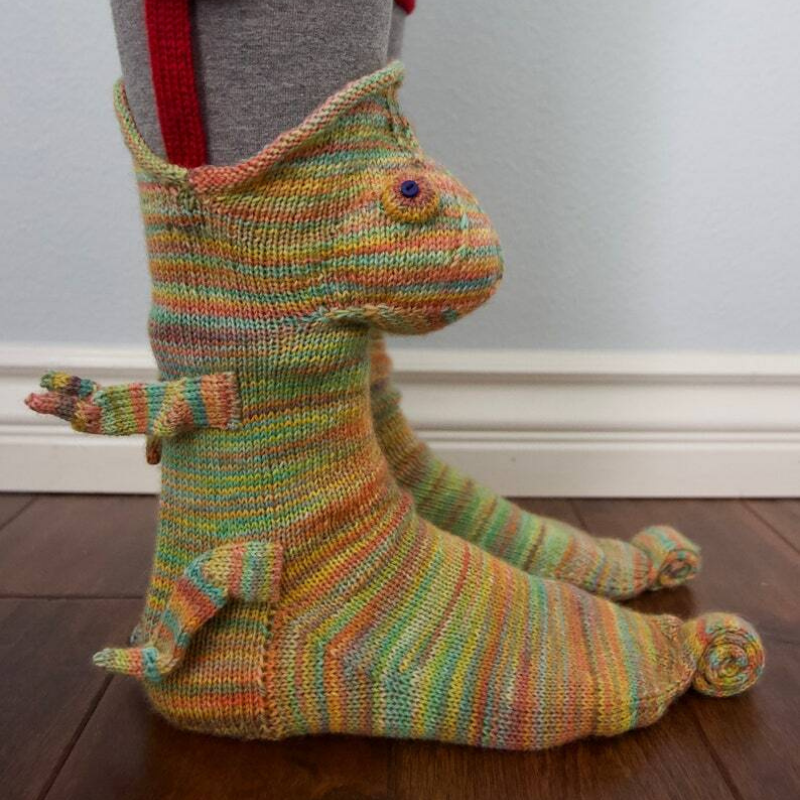 Cozium™ Knit Crocodile Socks