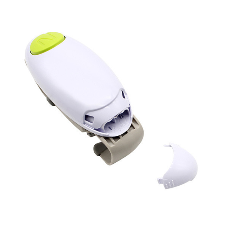 Electric Jar Opener - Hands-Free Automatic Opener for Sealed Jars (White)